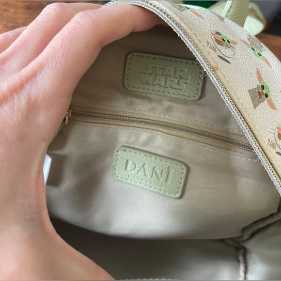 Danielle Nicole Disney Star Wars The Mandalorian Baby Yoda Mini Backpack Bag - Picture 15 of 16